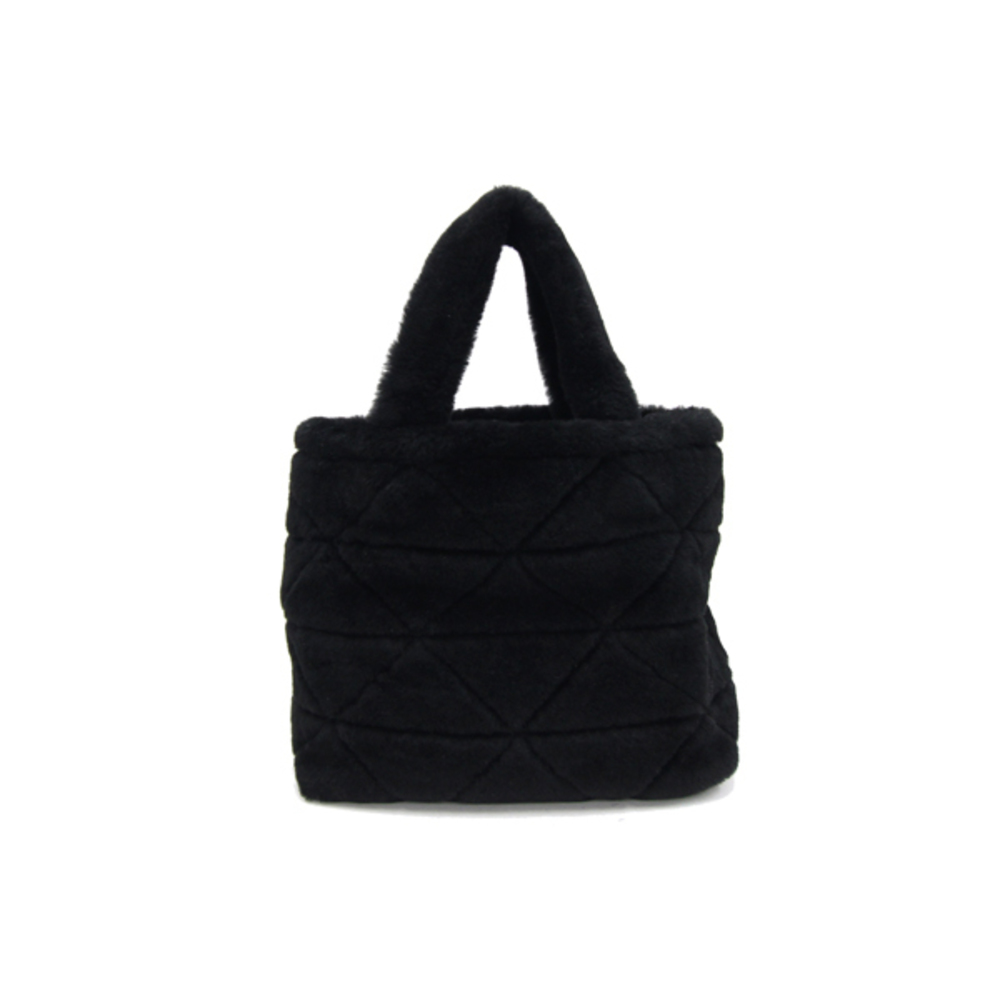 Prada Handbag Black Shearling